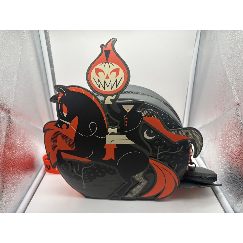 Disney Loungefly Headless Horseman Backpack Crossbody MNSSHP Halloween 2026 NWT